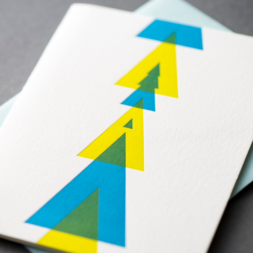 Card Folder Set: Holiday Geometric (Set of 6)