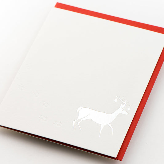 Card Folder Set: Holiday Snow Tracks (2 each of 3 designs)