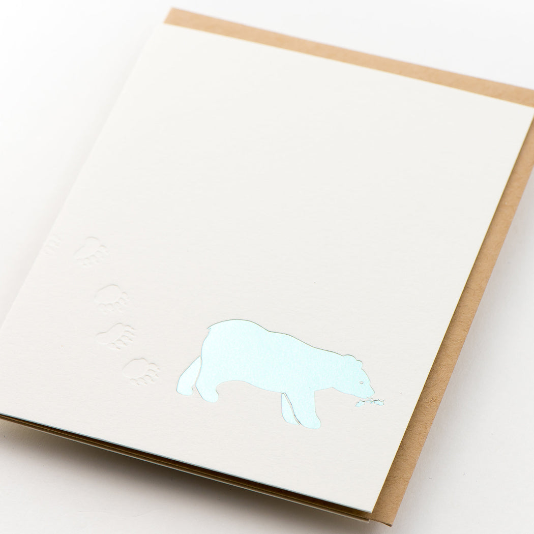 Card Folder Set: Holiday Snow Tracks (2 each of 3 designs)
