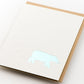 Card Folder Set: Holiday Snow Tracks (2 each of 3 designs)