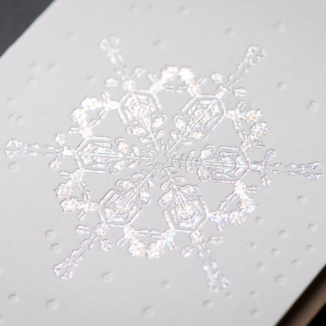 Card Folder Set: Holiday Snowflakes (2 each of 3 designs)