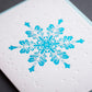Card Folder Set: Holiday Snowflakes (2 each of 3 designs)