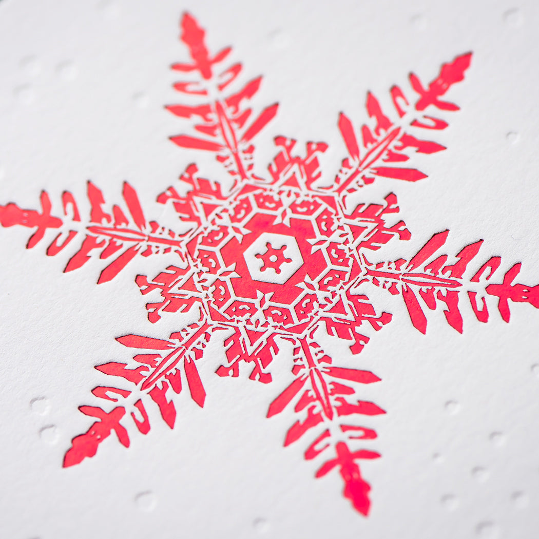 Card Folder Set: Holiday Snowflakes (2 each of 3 designs)