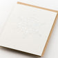 Card Folder Set: Holiday Snowflakes (2 each of 3 designs)