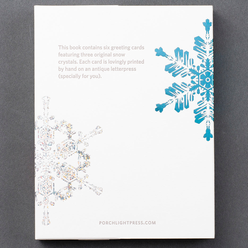 Card Folder Set: Holiday Snowflakes (2 each of 3 designs)