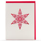 Card Folder Set: Holiday Snowflakes (2 each of 3 designs)