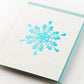 Card Folder Set: Holiday Snowflakes (2 each of 3 designs)