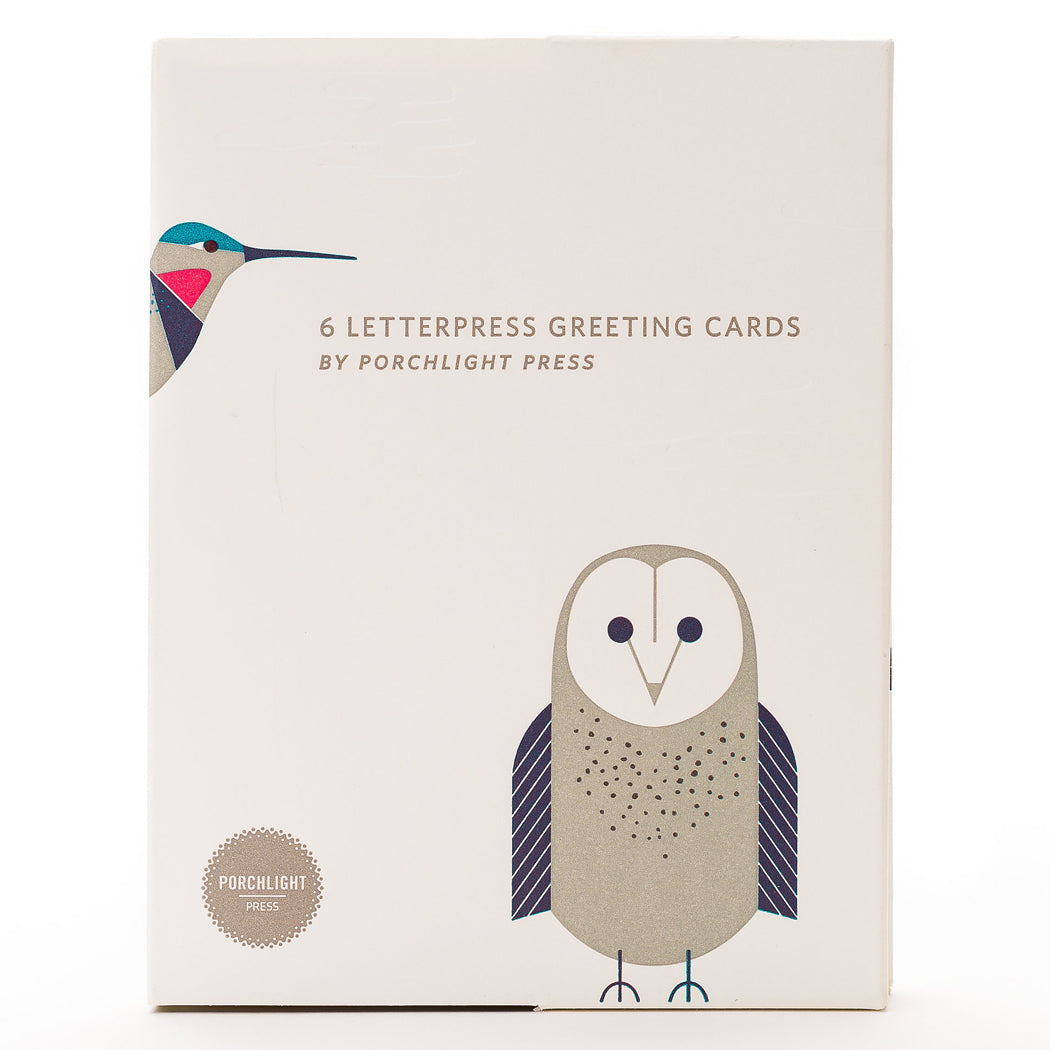 Card Folder Set: Modern Bird (Set of 6)