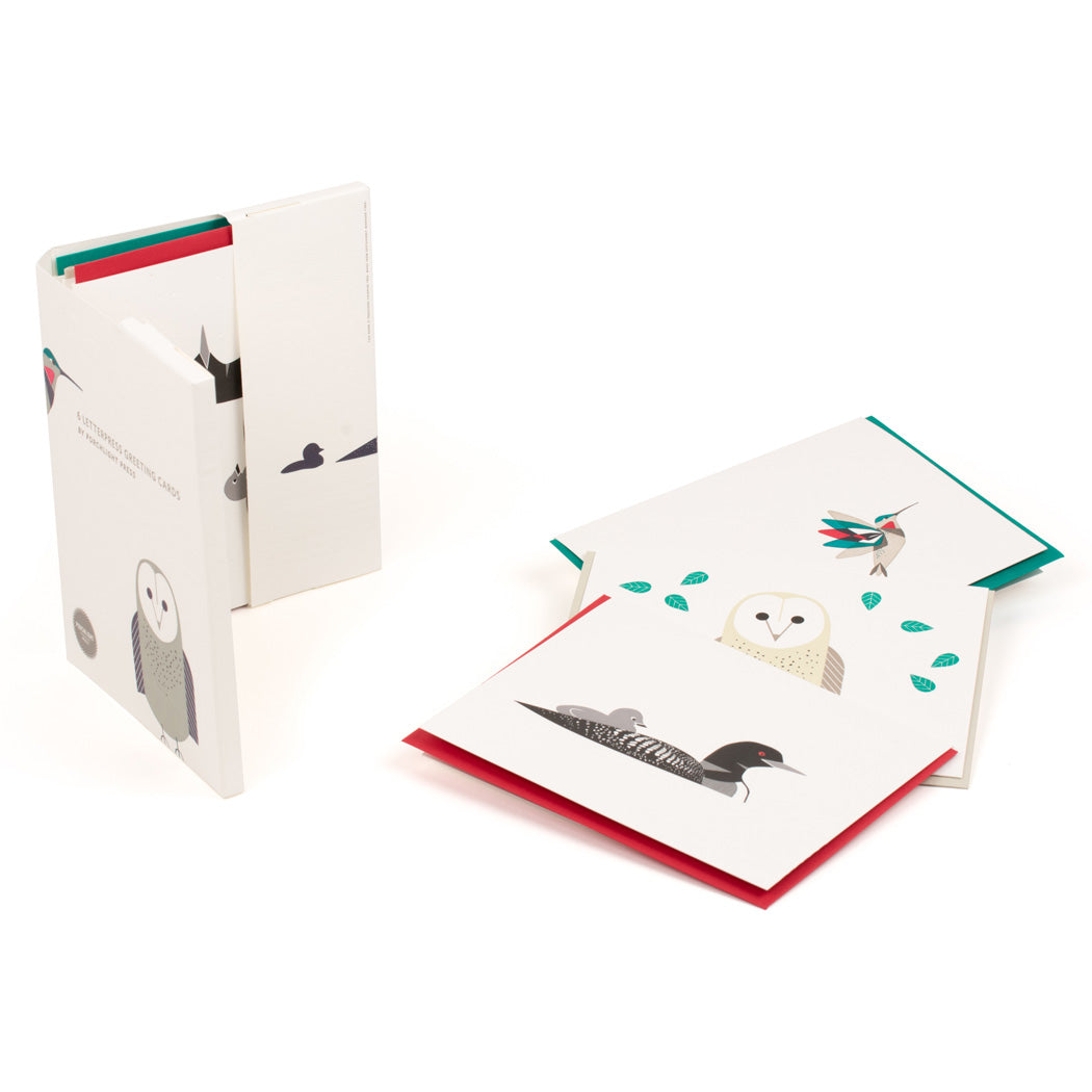 Card Folder Set: Modern Bird (Set of 6)