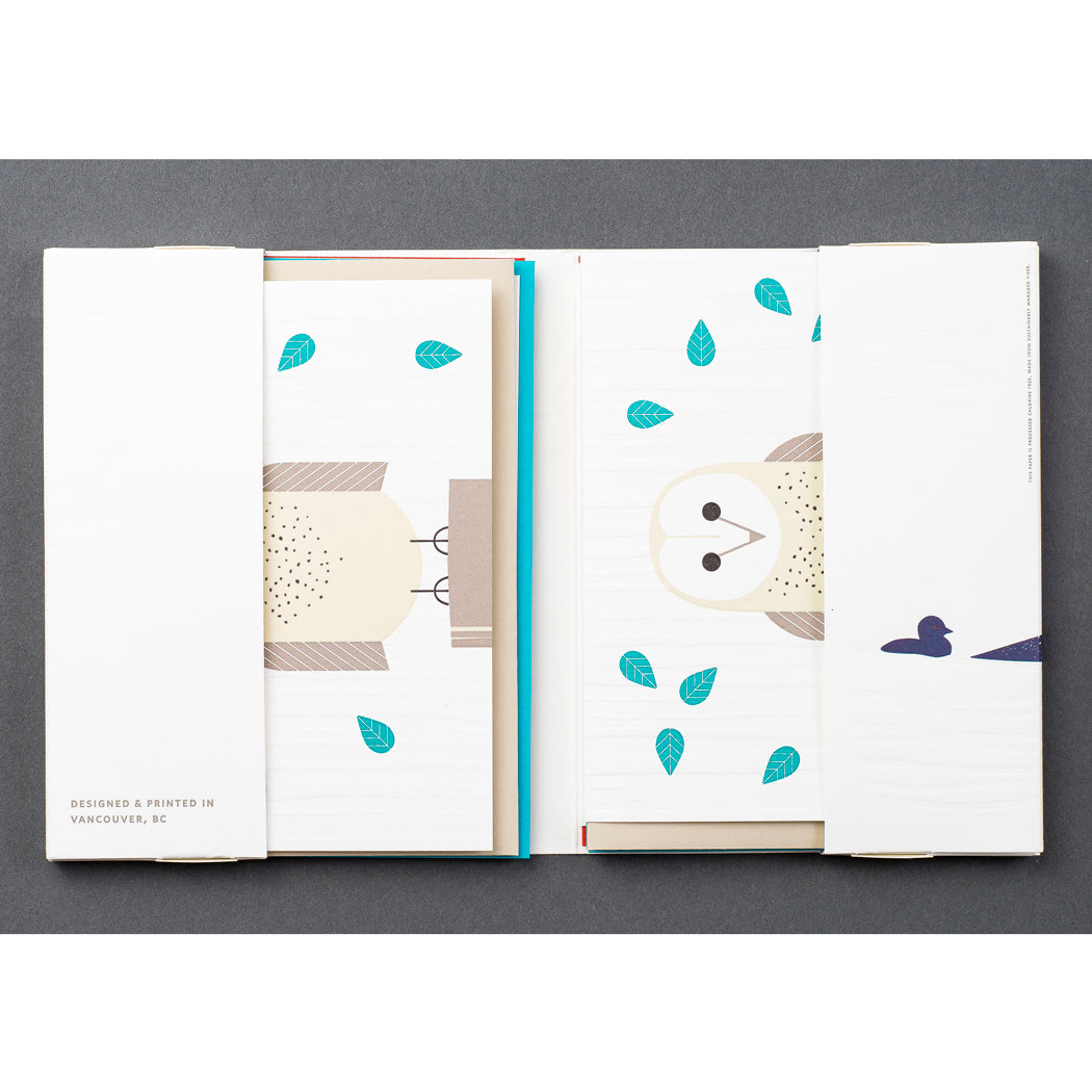 Card Folder Set: Modern Bird (Set of 6)