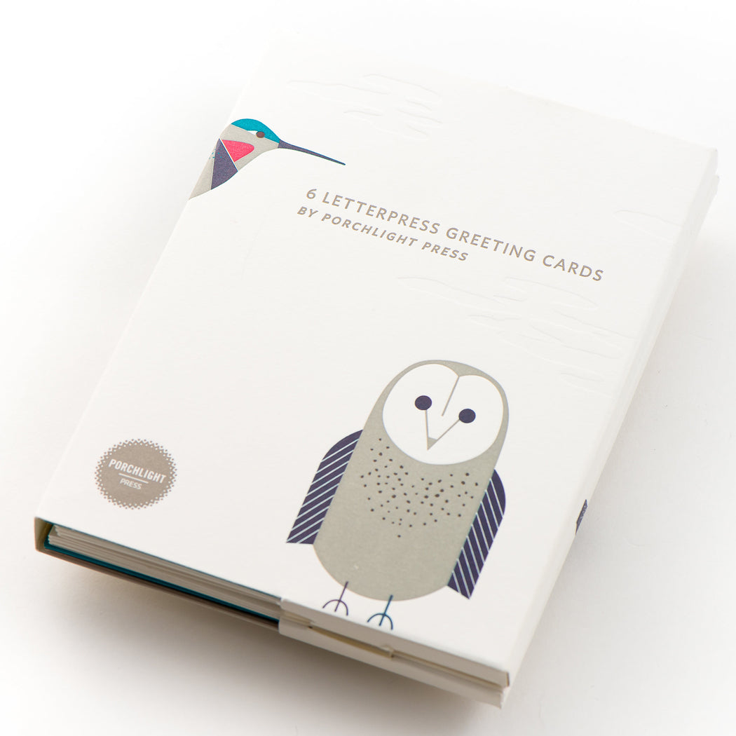 Card Folder Set: Modern Bird (Set of 6)