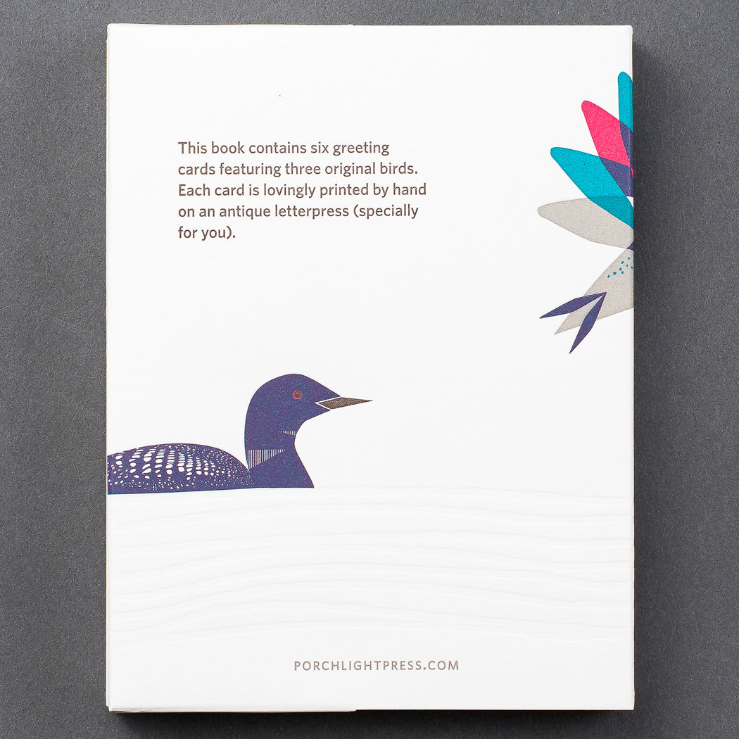 Card Folder Set: Modern Bird (Set of 6)