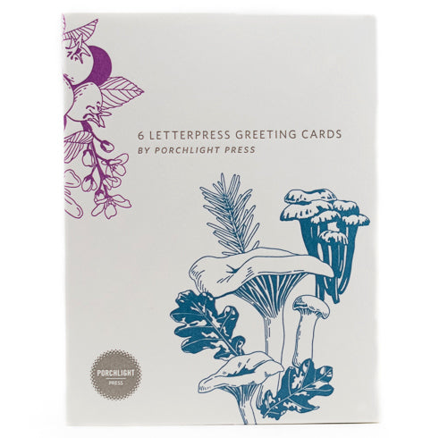 Folder Set: West Coast Foraging Series Thank You Cards - Folder Set of 6
