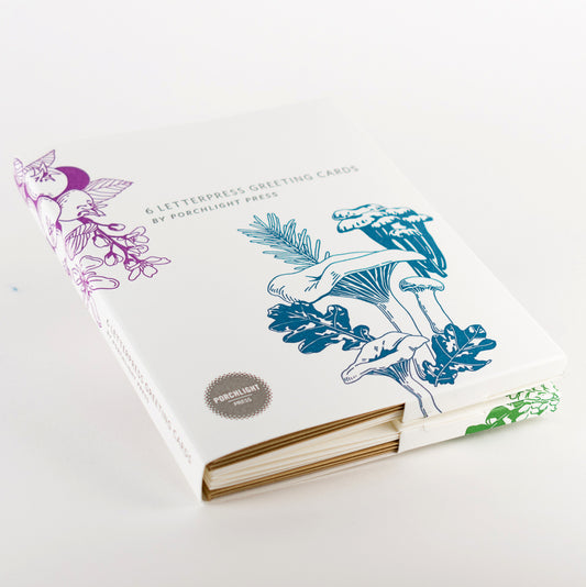 Folder Set: West Coast Foraging Series Thank You Cards - Folder Set of 6