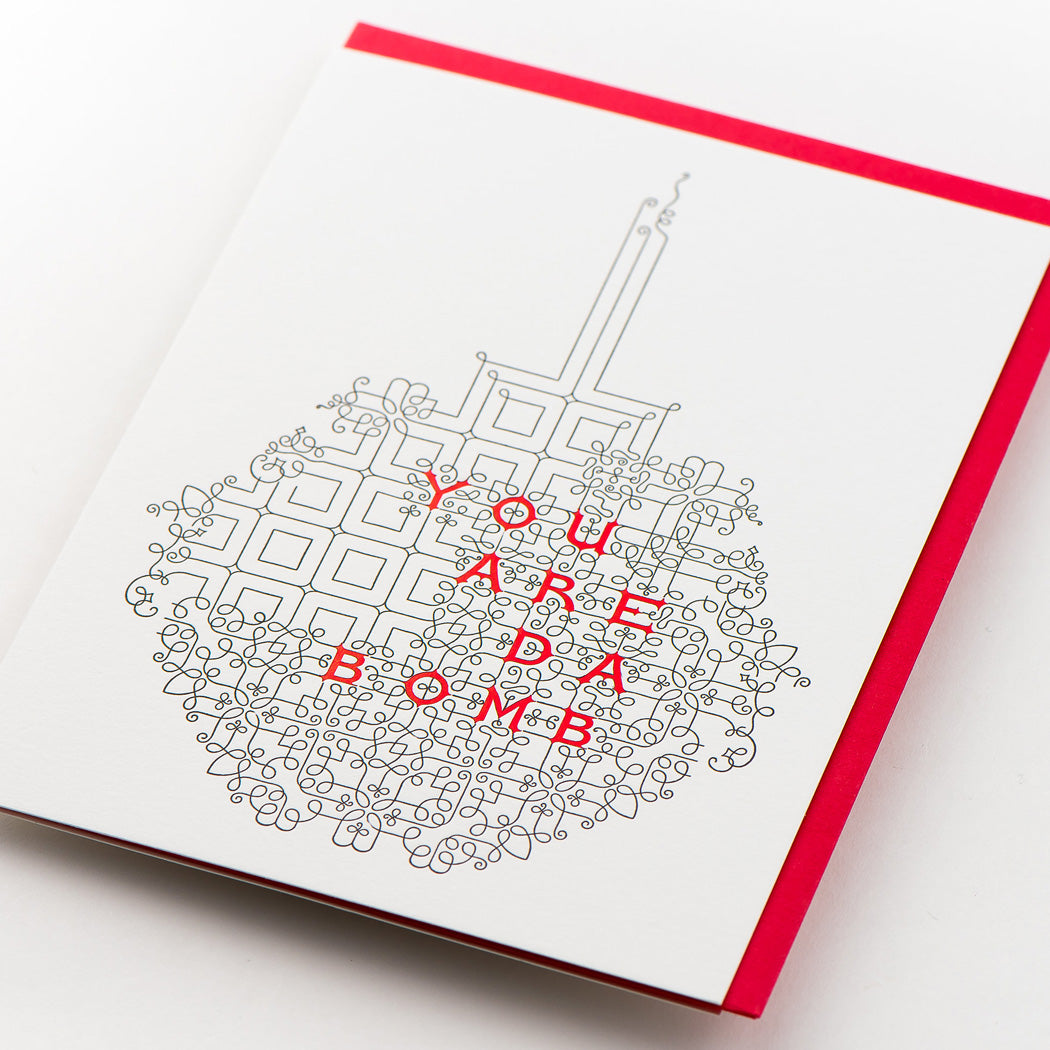 Card: Da Bomb Flourish