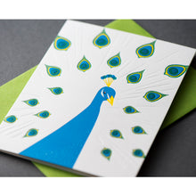 Card: Peacock Modern