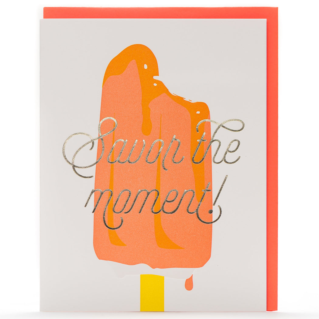 Card: Savor The Moment Modern