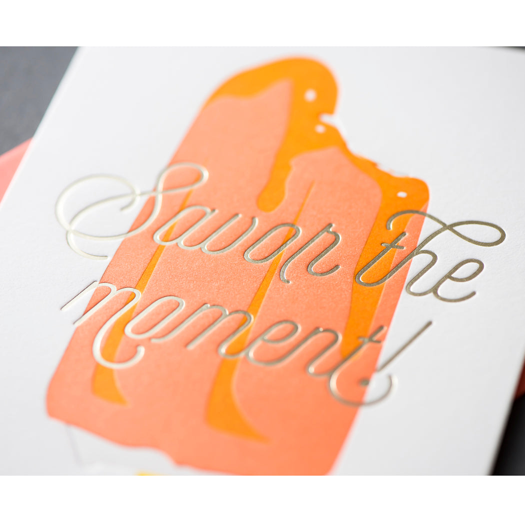 Card: Savor The Moment Modern