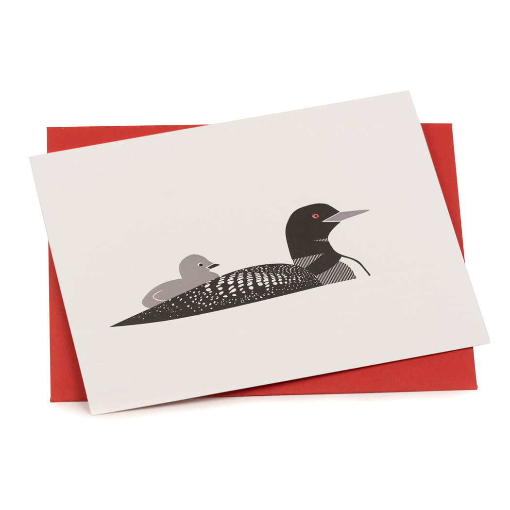 Card: Loon Modern