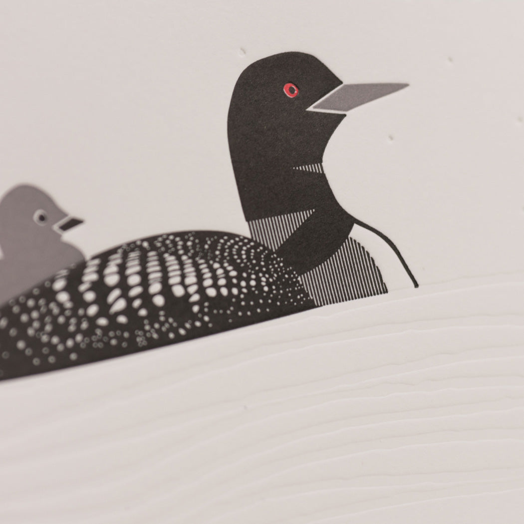 Card: Loon Modern