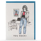 Card: You Rock Throwback