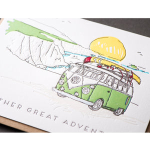 Another Great Adventure Retro Throwback Greeting Card