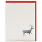 Card: Snow Tracks Deer