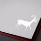 Card: Snow Tracks Deer