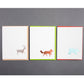 Card: Snow Tracks Deer