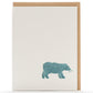 Card: Snow Tracks Bear