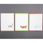 Card: Snow Tracks Fox