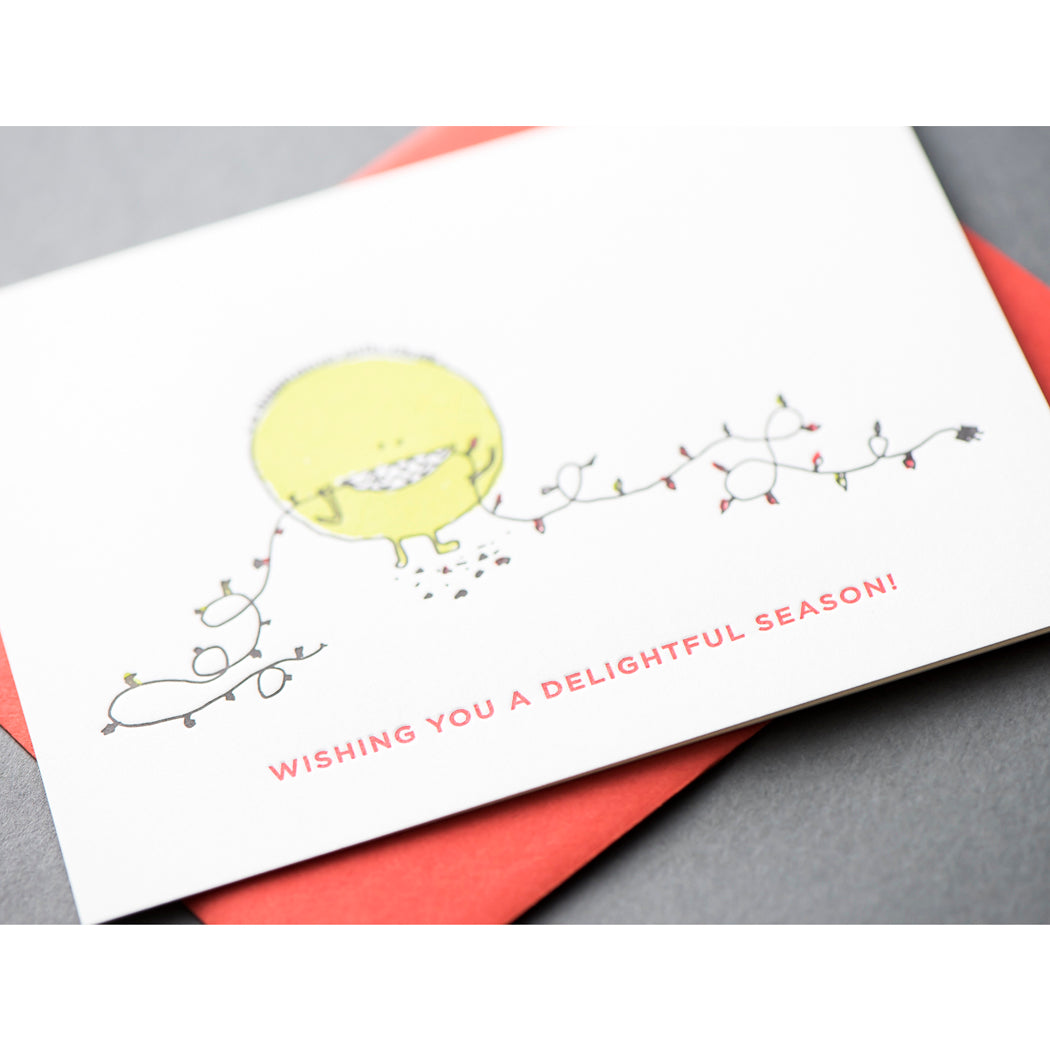 Card: Delightful Season Monster Holiday Greeting Card
