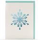 Card: Snowflakes Blue