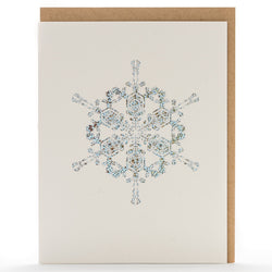 Card: Snowflakes Silver