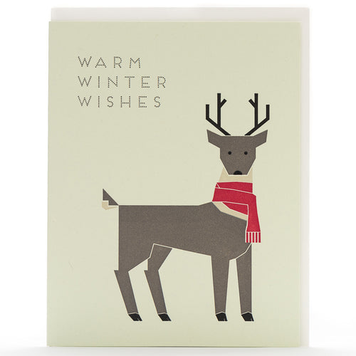 Card: Deer Modern