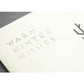 Card: Letterpress Greeting Card: Warm Winter Wishes Modern Deer