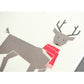 Card: Letterpress Greeting Card: Warm Winter Wishes Modern Deer