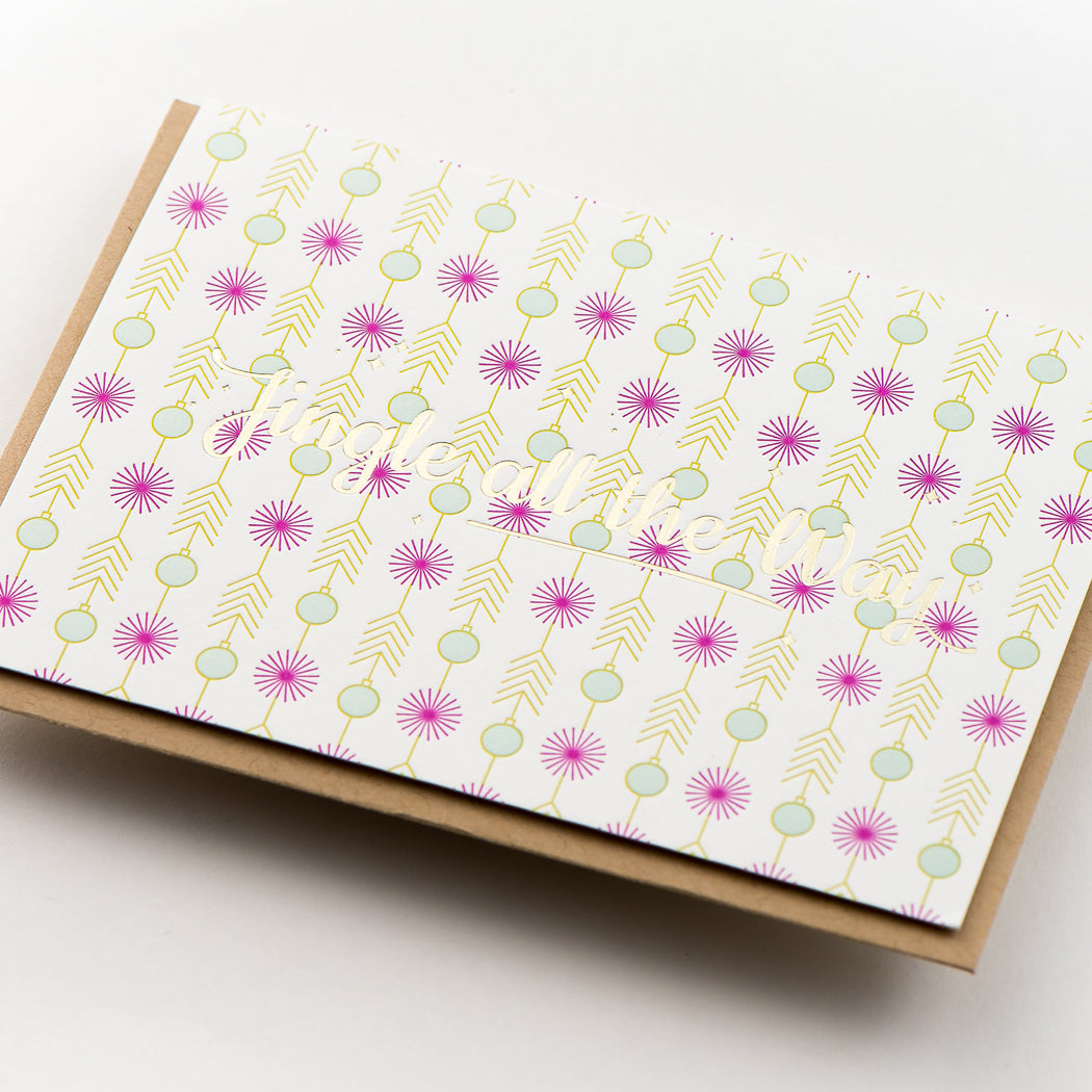 Card: Jingle All The Way Retro (A1 Size)