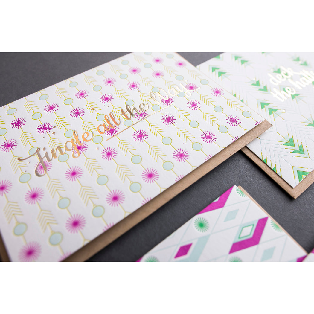 Card: Jingle All The Way Retro (A1 Size)
