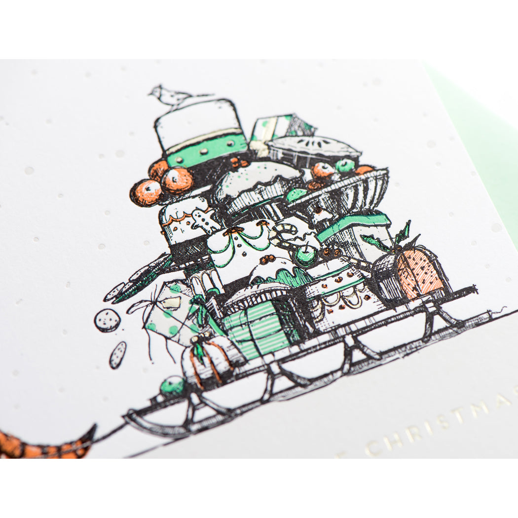 Card: Merry Little Christmas Fox