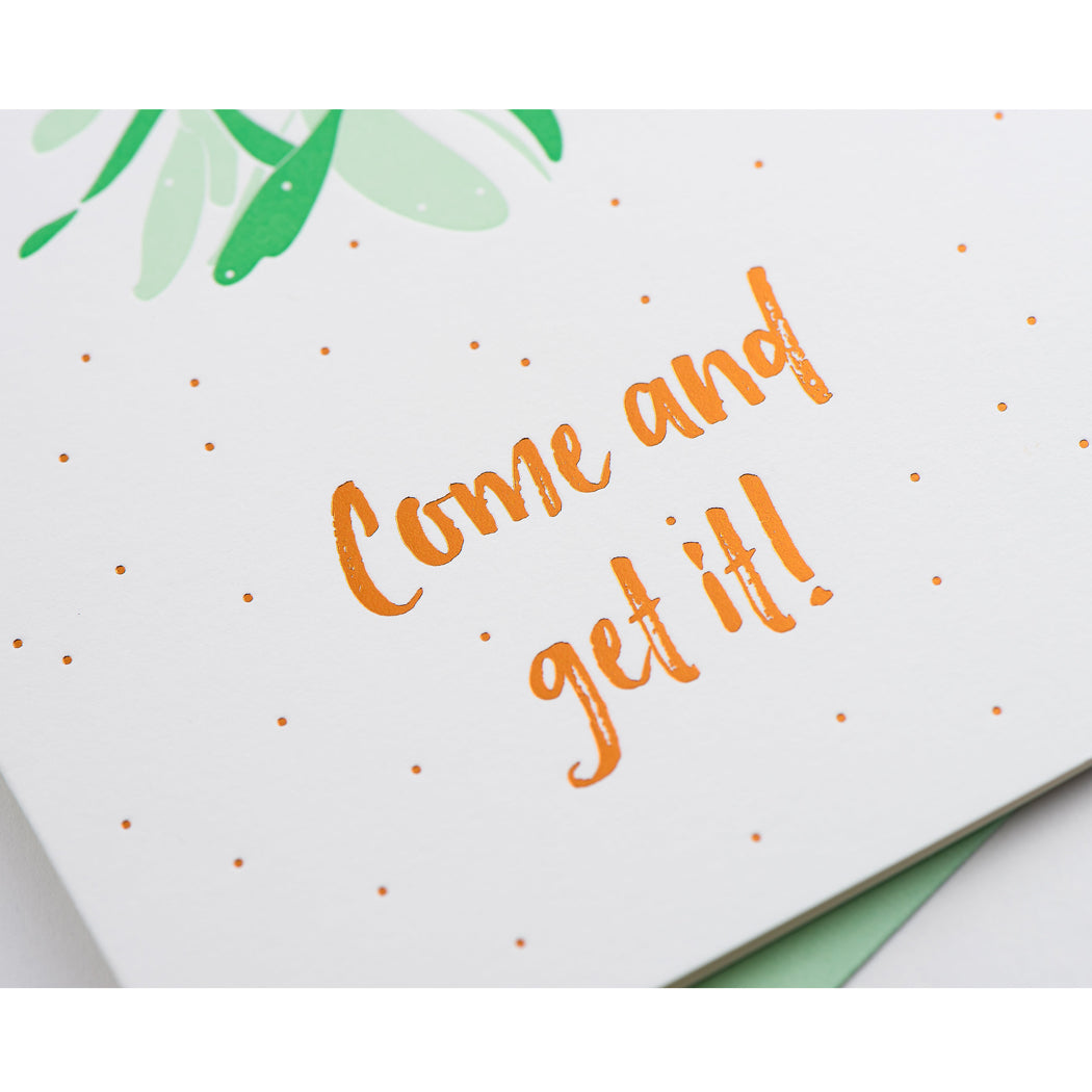 Card: Mistletoe Kisses