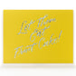 Card: Fruitcake Calligraphy