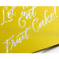 Card: Fruitcake Calligraphy