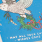 Card: Christmas Wishes Owl and Kitty