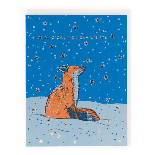 Card: Magical Holiday Fox