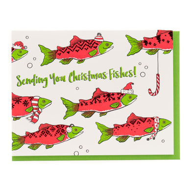 Card: Christmas Fishes