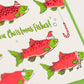 Card: Christmas Fishes