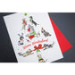 Card: Wiener Dog Christmas Tree
