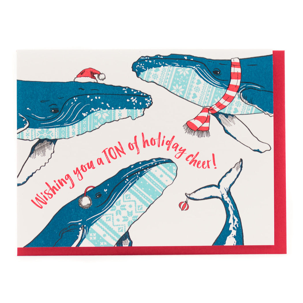 Card: Sweater Whales