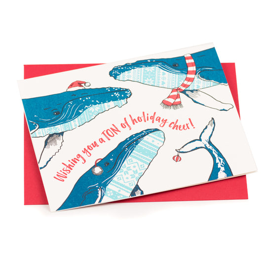 Card: Sweater Whales